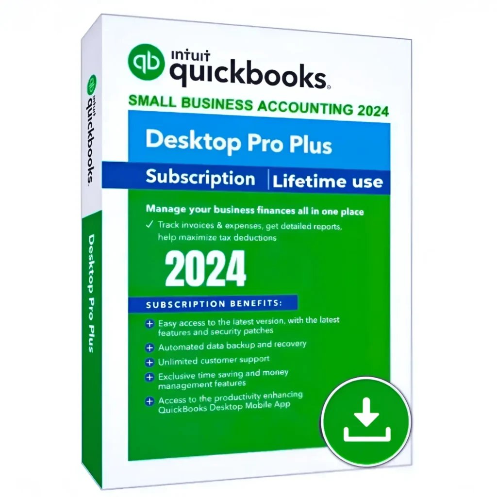 Quickbooks Pro Plus 2024 – QuickBooks Lifetime | Original key | USA Version | Mac & Win